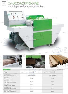High-Precision Square Wood Automatic Feeding Multi-Saw Sawing Machine for Eucalyptus