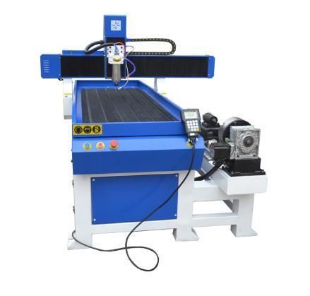 Desktop Mini 220V 4axis Rotary CNC Router Aluminum Cutting Engraving Milling Machine 6090 6012 9012 for Metal Aluminum Copper Wood Acrylic Magnesium Alloy PVC