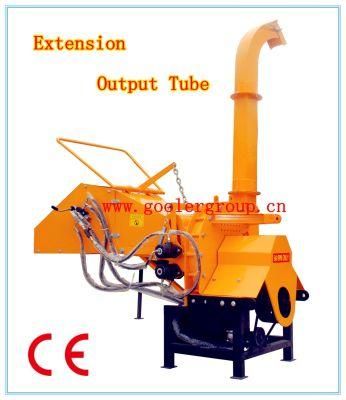 Pto Driven Wood Chipper Th-8, 8&prime;&prime; Diameter, Two Hydraulic Feeding Rollers, 3point Hitch, Ce Approval
