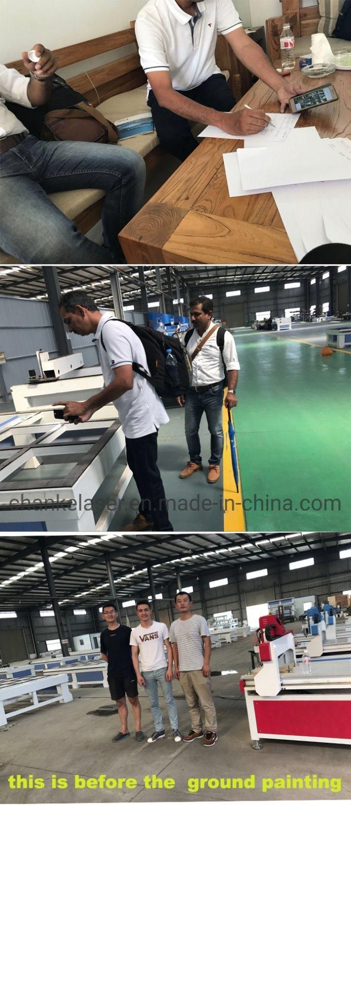 1300X2500mm 9kw 4 Axis Atc Liner Wood Furniture Panel Acrylic Plastic CNC Router