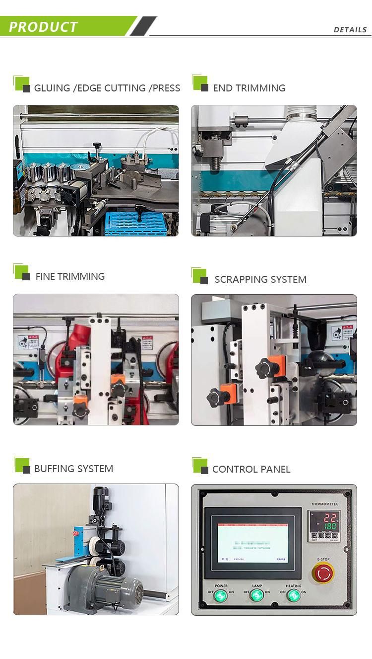 Full Automatic Edge Bander Furniture Machinery Woodworking Edge Banding Machine