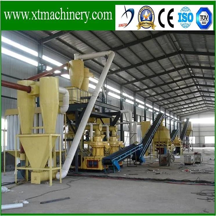 1.2tph Capacity, 90kw, Auto Oiling, Auto Control Biomass Use Wood Pellet Mill