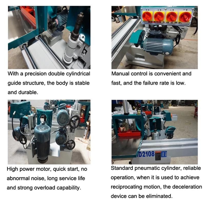 MD2018 Solid Wood Chair Making Five Saw Blade Tenon Machine