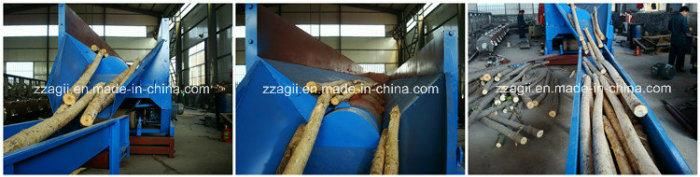 300mm Wood Diameter Rotary Debarker Log Peeling Machine