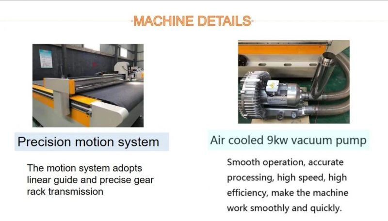 Hot Sale Fast Speed CNC Fabric Cloth Textile Vibrating Knife Cutting Machine