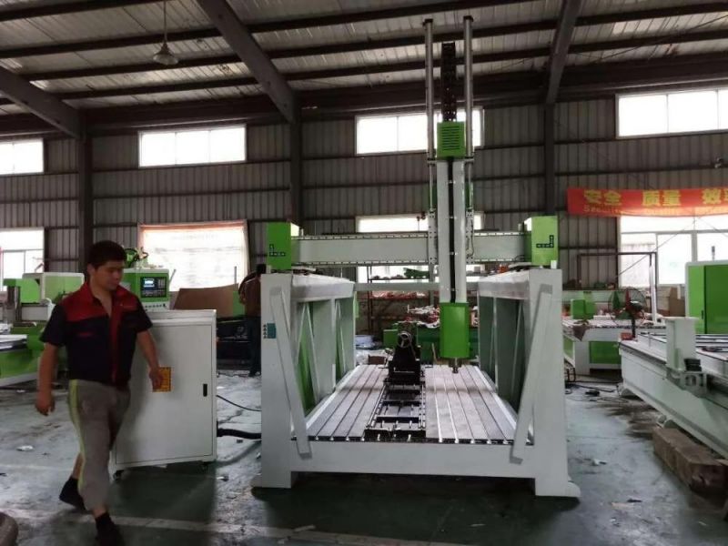 3D 4 Axis 5axis CNC Router Machine with Automatic Tool Changer Styrofoam CNC Router