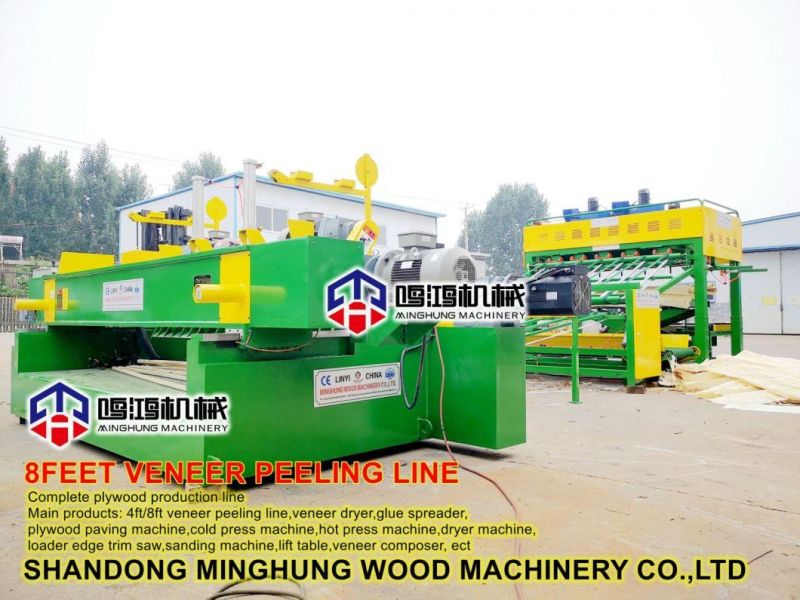 Veneer Peeling Lathe for Plywood Veneer with Double Driving Structure