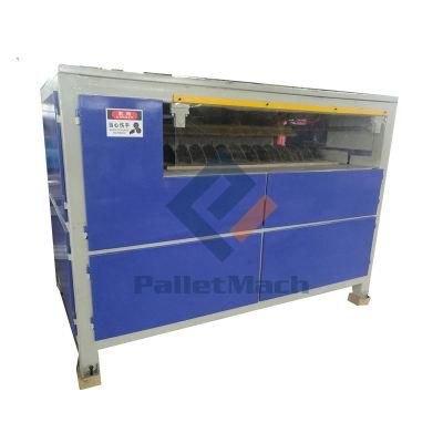 Wood Sawdust Pallet Block Automatic Cutting Saw Machine