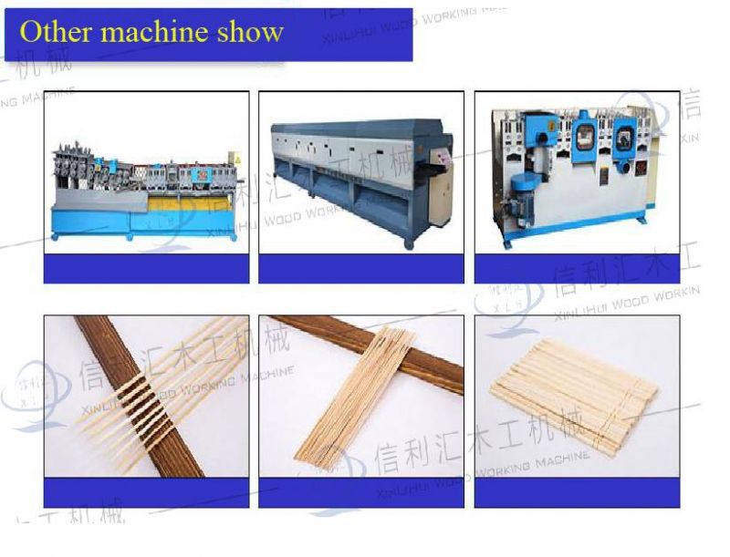 Automatic Bamboo Stick Making Machine Wooden Ice Cream Stick Production Line Wood Rotary Cutting Machine (L520) Incense Stick Making Machine out of Bamboo Wood