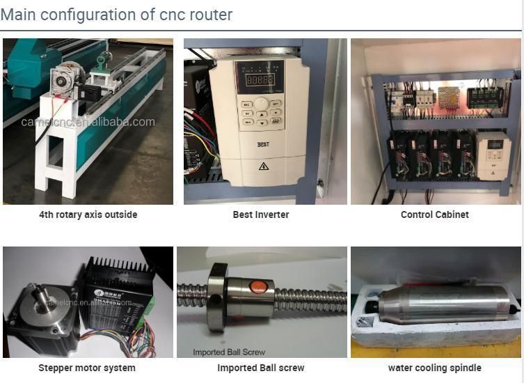 1325 4 Axis CNC Wood Carving CNC Router Woodworking Machine