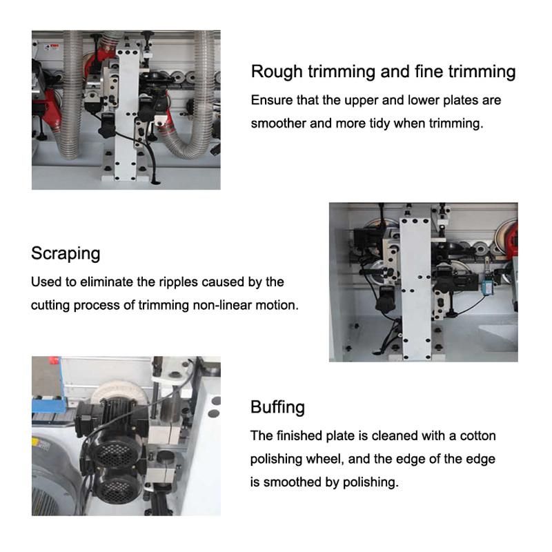 Mf630 Fully Automatic Edge Bander Edge Banding Machine with Double Trimming