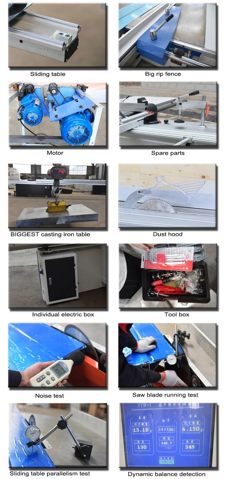 Mj6132ts Ce ISO Woodworking Usage Sliding Table Panel Saw