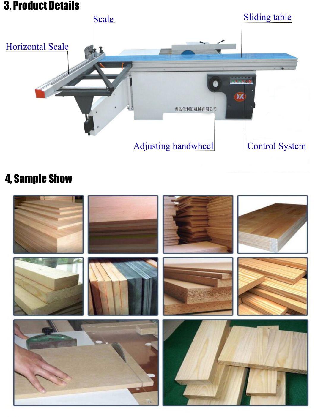 Qingdao Xinlihui Wholesale Price Customized Voltage 5.5 Kw 90 Degree Sliding Table Saw/Sliding Table Panel Saw Wood Based Panel Saw Machinery