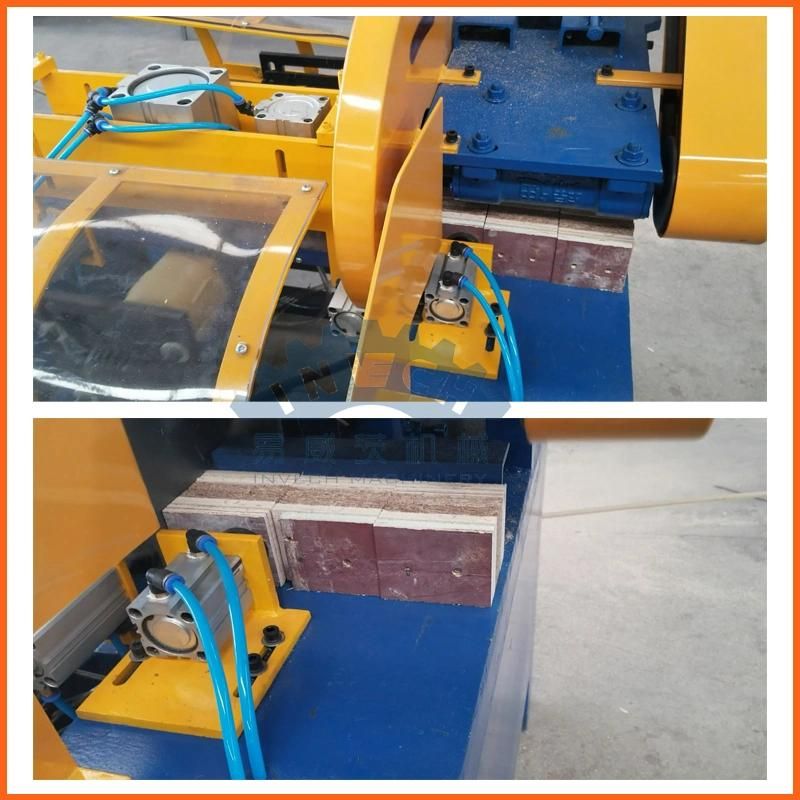 Plywood Pallet Block Nailing & Cutting & Planing Machine From Recycle Wood