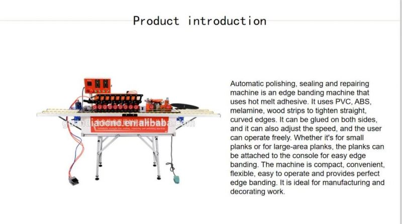Manual Home Decoration Portable Small Portable Automatic Paint Free Board Edge Sealing and Trimming Machine