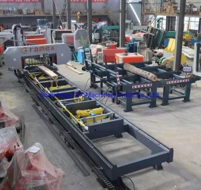 Electric Horizontal Bandsaw Sawmill Machine for Wood Log Cutting