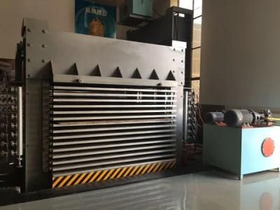 Short Cycle Melamine Laminating Hot Press Machine for Plywood