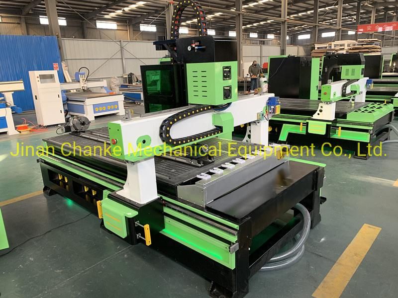 1300X2500mm 9kw 4 Axis Atc Liner Wood Furniture Panel Acrylic Plastic CNC Router