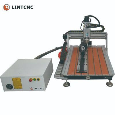 Customized Mini 6090 CNC Router Desktop Model 100mm Diameter Rotary Device 3D Carving CNC Machine Suitable for Russian Client