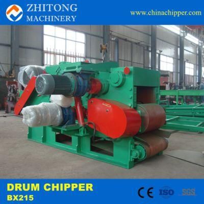 Bx215 Wood Chipping Machine 5-8 Tons/H Drum Wood Chipper