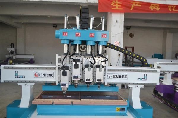 Woodworking Machine 1325 CNC Router Engraving Machine with 4axis Rotary Axis