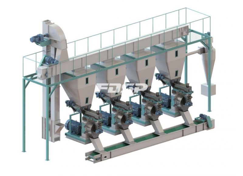 Professional Biomass Pellet Production Line with Sludge and Sawdust