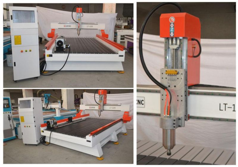 High Z Axis 300mm Wood Processing CNC Router Lt-1325 4.5kw with Mach3 Control System