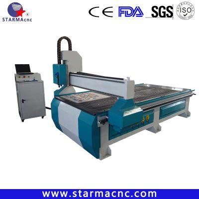 Starma CNC Manufacture Produced CCD + Oscillating Knife CNC Router for Cutting and Engraving