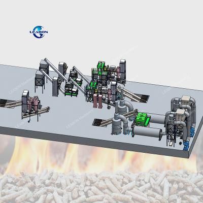 500-2000kg/H Biomass Wood Pellet Production Line Machines/Complete Biomass Pellet Plant