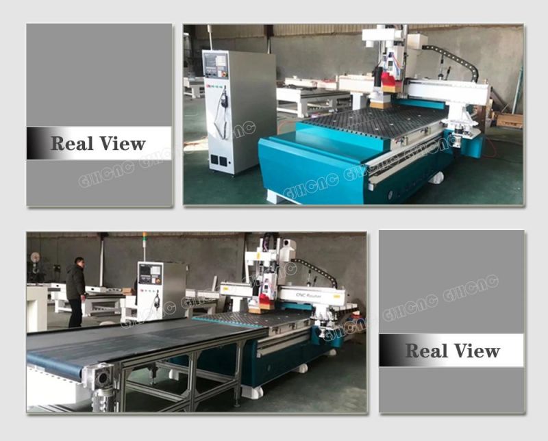 Carousel Atc Matching with Gang Drill Woodworking CNC Router Machine for Panel Furniture
