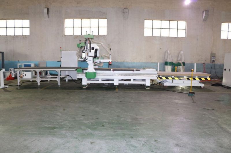 2000X3000mm Auto Feeding Loading Unloading Wood CNC Production Line Working CNC Router