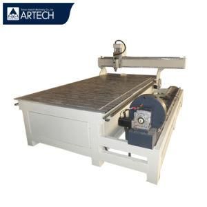 4 Axis 1325 Woodworking CNC Router for Cylinder Column Wood