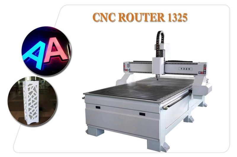 1325 Advertising CNC Router, CNC Engraving Machine for Acrylic, Plastic, Foam, Rubber