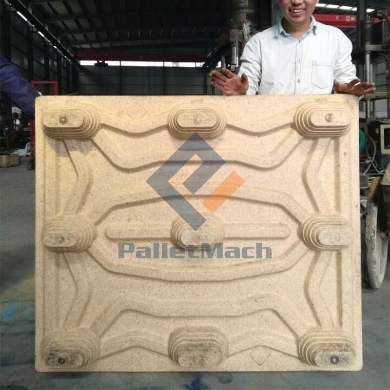 Double Moulds Hot Press Wood Pallet Making Machine