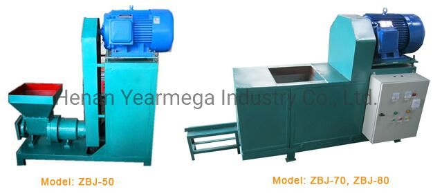 New Type Environmentally Friendly Sawdust Briquette Charcoal Bars Extruder for Fuel Production