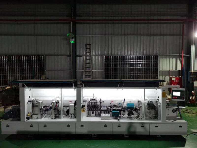 Automatic Bevel 45 Degree 90 Degree Furniture PVC Veneer Edge Banding Bander Machine