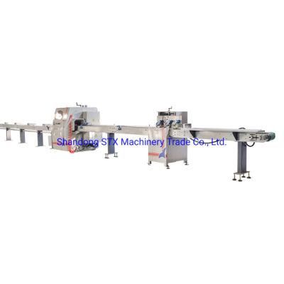 Edge Glued Timber Laminated Panel Making Machine Opertimizing Cross Cut Saw