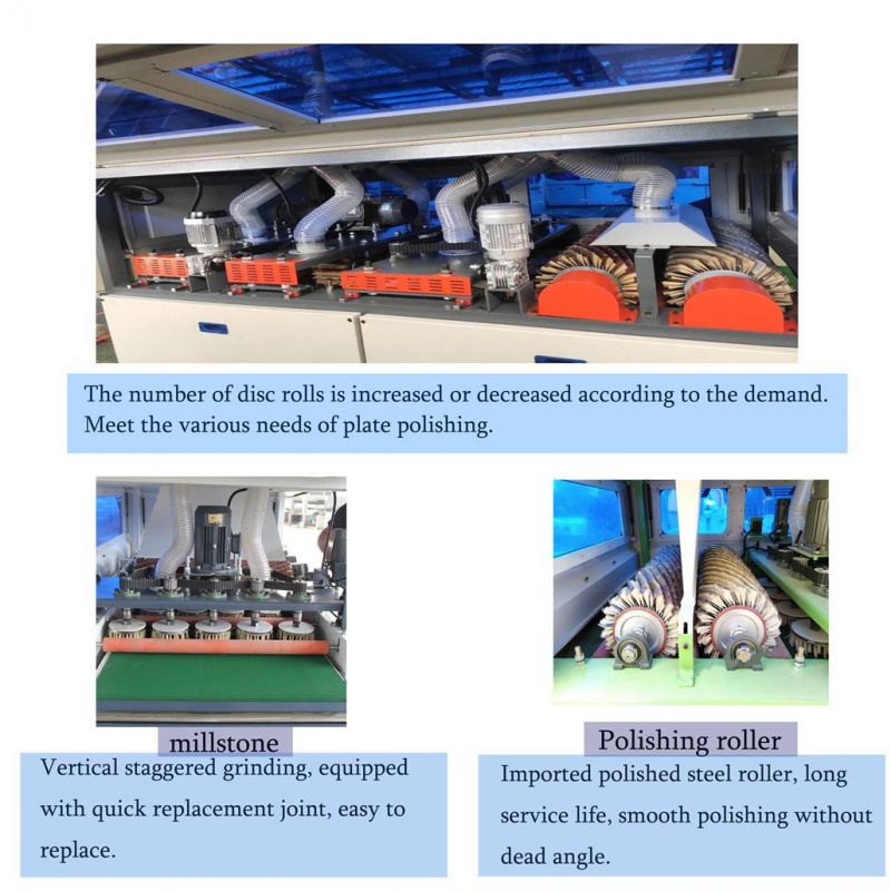 Best Sell Woodworking Machinery Wood Brush Polish Sander Machine for MDF Cabinet