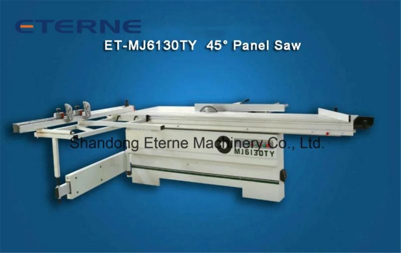 3000 mm Woodworking Sliding Table Plate Panel Saw with 45 Degree (ET-MJ6130TY)