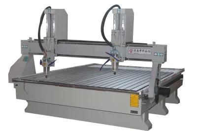 Low Price Furniture Equipment Double Head CNC Cutting Router