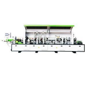 Full Automatic Woodworking Furniture PVC Veneer Corner Rounding Edge Bander Banding Trimming Machine