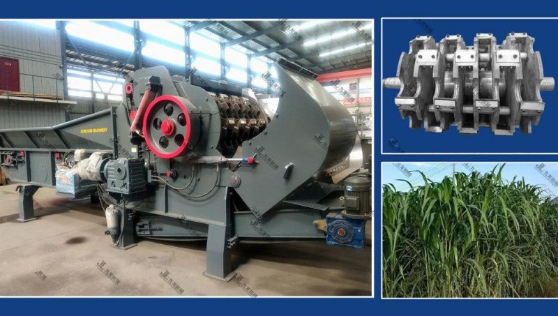 10-25 Tons Hourly Heavy Duty Rice Stalk Crushing Machine Biomass Waste Recycle Line