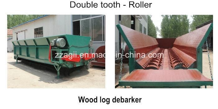 High Output Roller Type Tree Peeling Machine Wood Debarker Machine