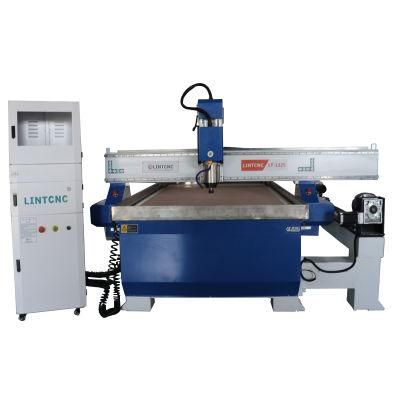 4*8FT 1325 CNC Router 1300*2500*200mm for Carving Wood Plywood with 4axis Side Rotary Device for Small Business