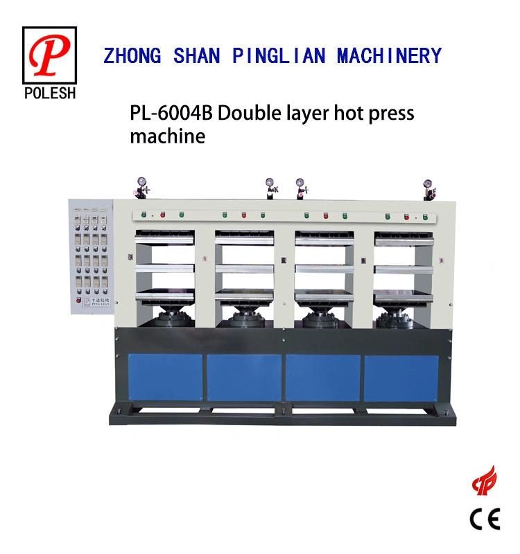 China Factory Wooden Non Woven Box Packing Hot Press Machine