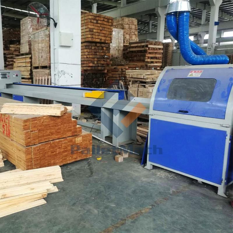 CNC Automatic Cross Cutting Wood Blocks Lumber Saw