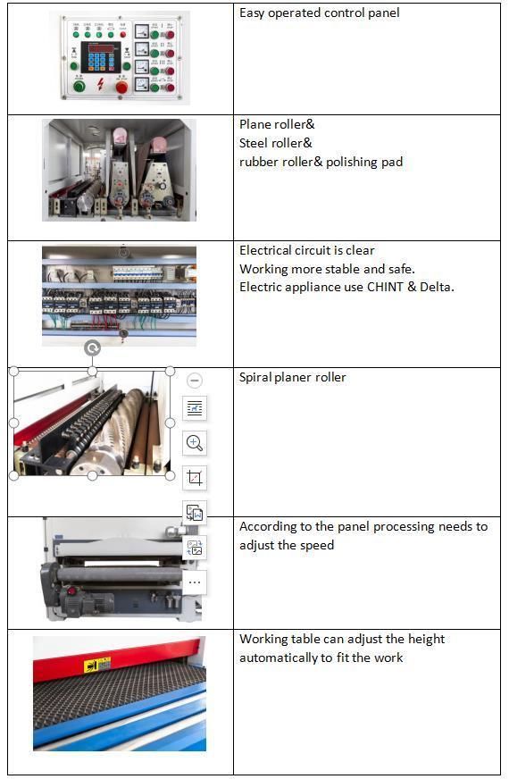 Wood Sander Planer Wide Belt Sander Machine Woodworking Machine