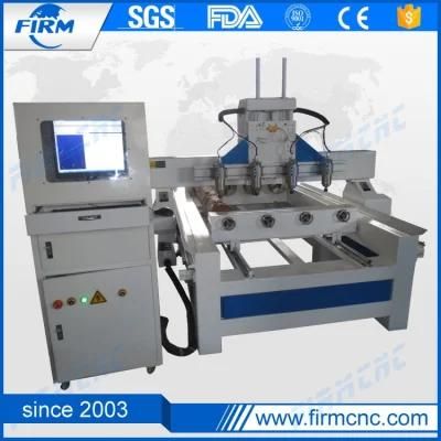 Multi-Head 4 Axis CNC Router Wood Carving Machine Price / China CNC Router 3D