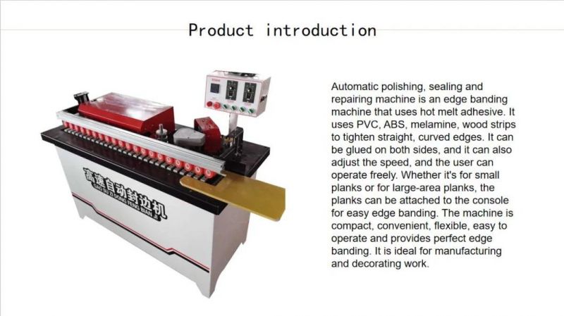 Portable Automatic Edge Sealing Machine for Small Woodworking Home Decoration