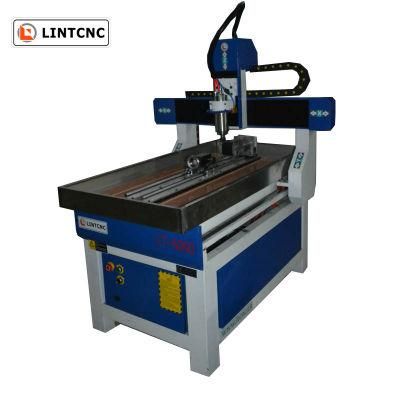 Small CNC Router 6090 with 4 Axis Rotary System